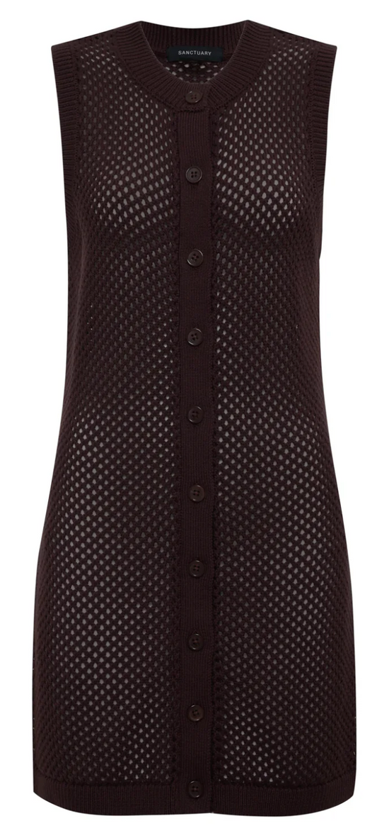 Sanctuary Long Openwork Vest - MESA