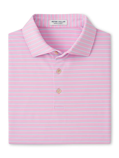 Peter Millar Dunnes Performance Jersey Polo - PINK PARFAIT