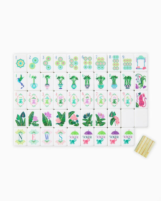Oh My Mahjong Palm Royal Mahjong Tile Set