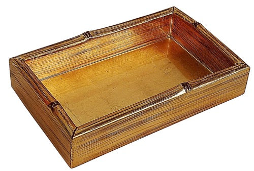 CAS Bamboo Edge Guest Towel Holder - GOLD LEAF