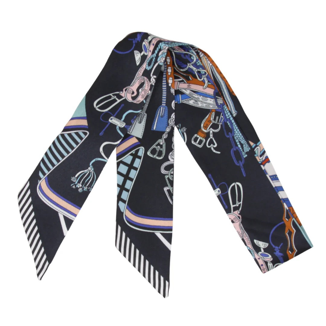 GF Lock & Chain Elegance Print NAVY