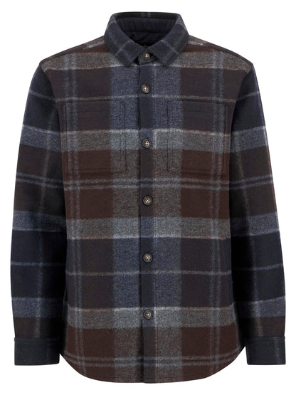 Barbour Chapter Check Tartan Overshirt - MIDNIGHT OAK TARTAN