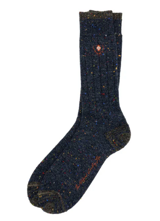 MD Donegal Alpaca Socks NAVY