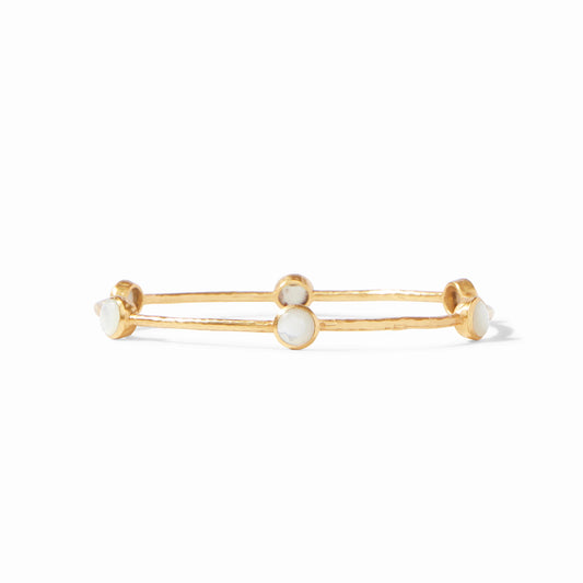 JV Milano Bangle GOLD MOTHER OF PEARL - S