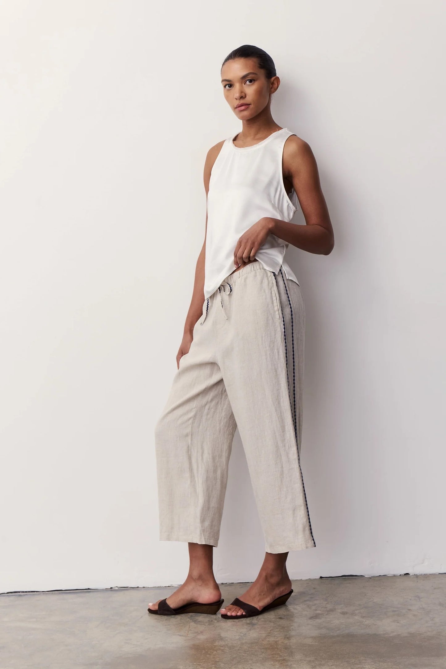Melissa Nepton Suza Pant - LIGHT BEIGE