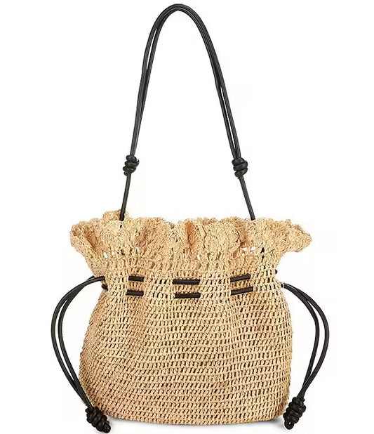 BTB Marcela Bag NATURAL/BLACK