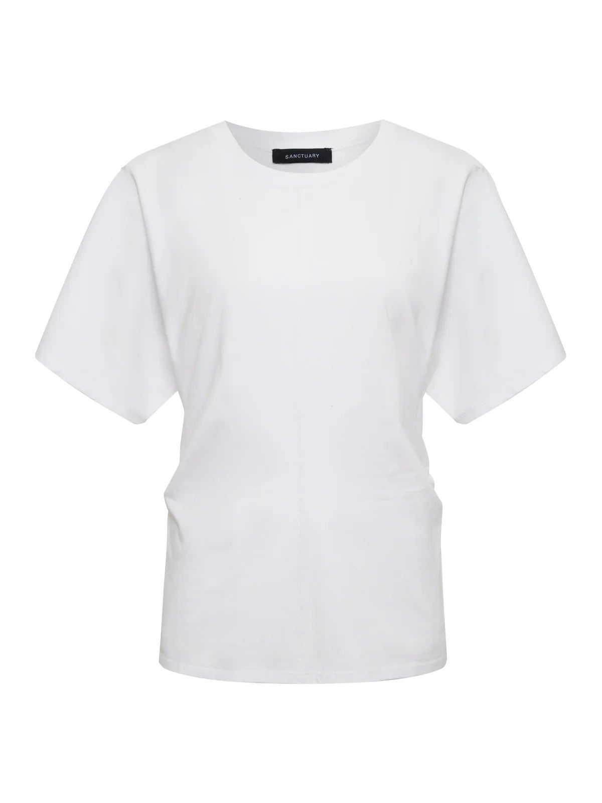 Sanctuary Shirred Waist Dolman Tee - WHITE