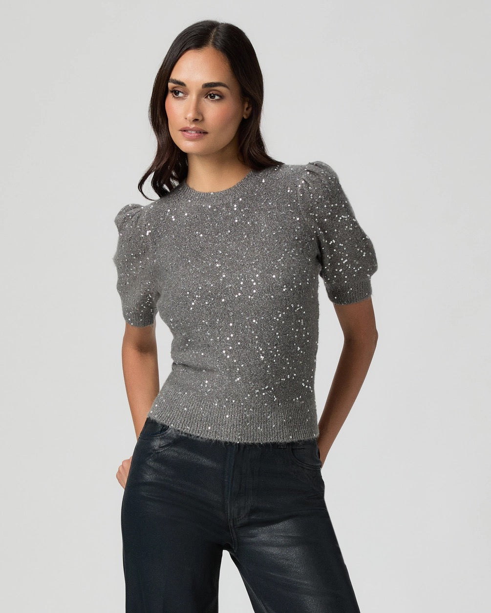 PAIGE Gladiolus Sweater - GREY