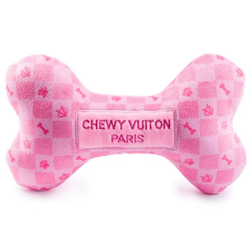 HDD Chewy Vuiton Bone PINK CHECKER - XL