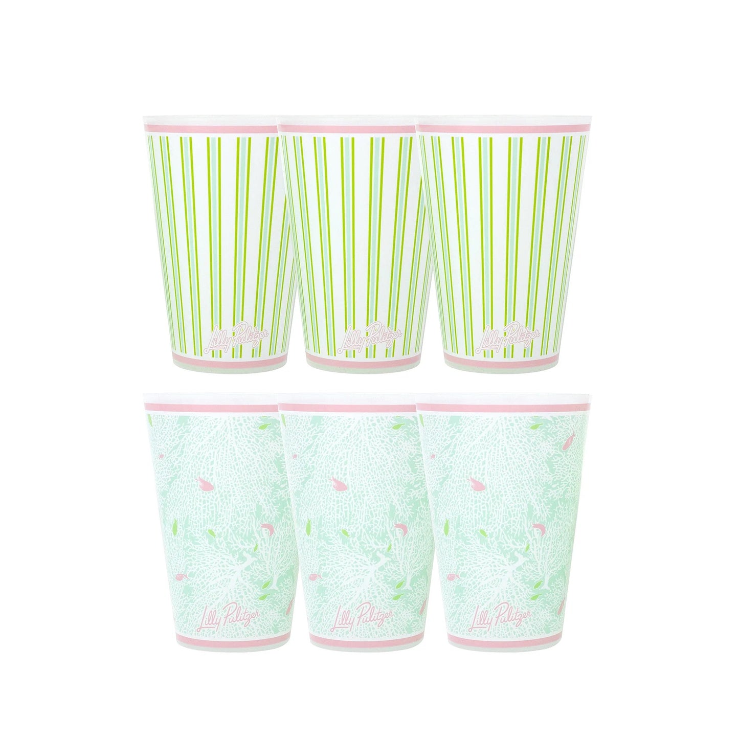 LP Pool Cup Set FANTASTICAL FOR HOME - set of 6