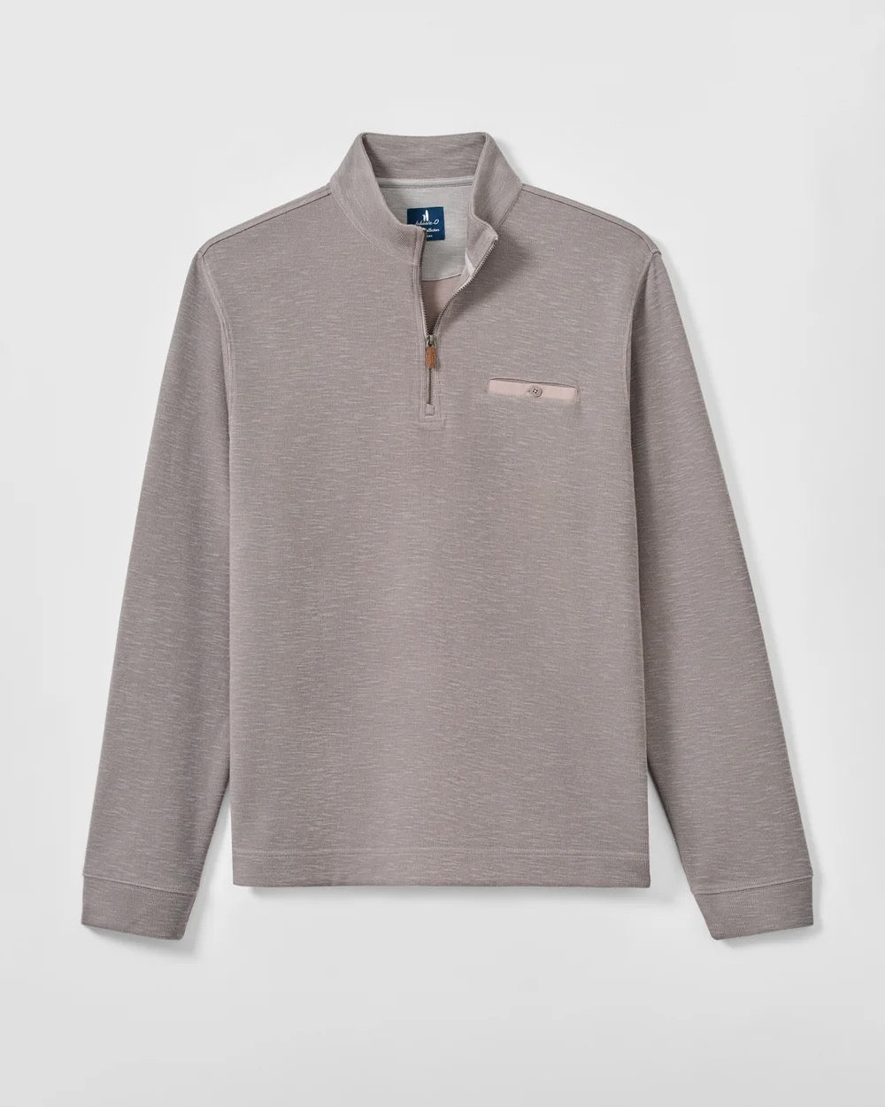 Johnnie-O Flame Stitch 1/4 Zip Pullover THUNDER