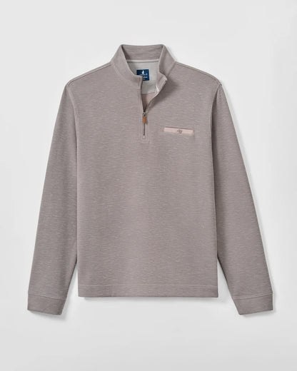 Johnnie-O Flame Stitch 1/4 Zip Pullover THUNDER
