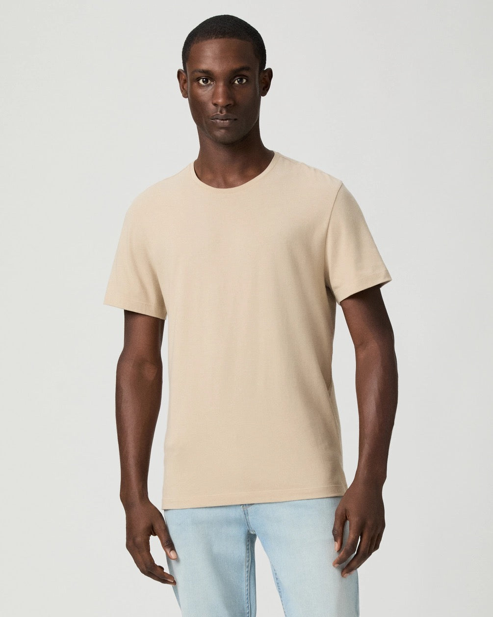 Paige Sorden Crew Neck Tee - NATURAL