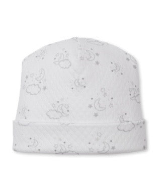 KK Cheerful Good Night Jacqaurd Hat SILVER