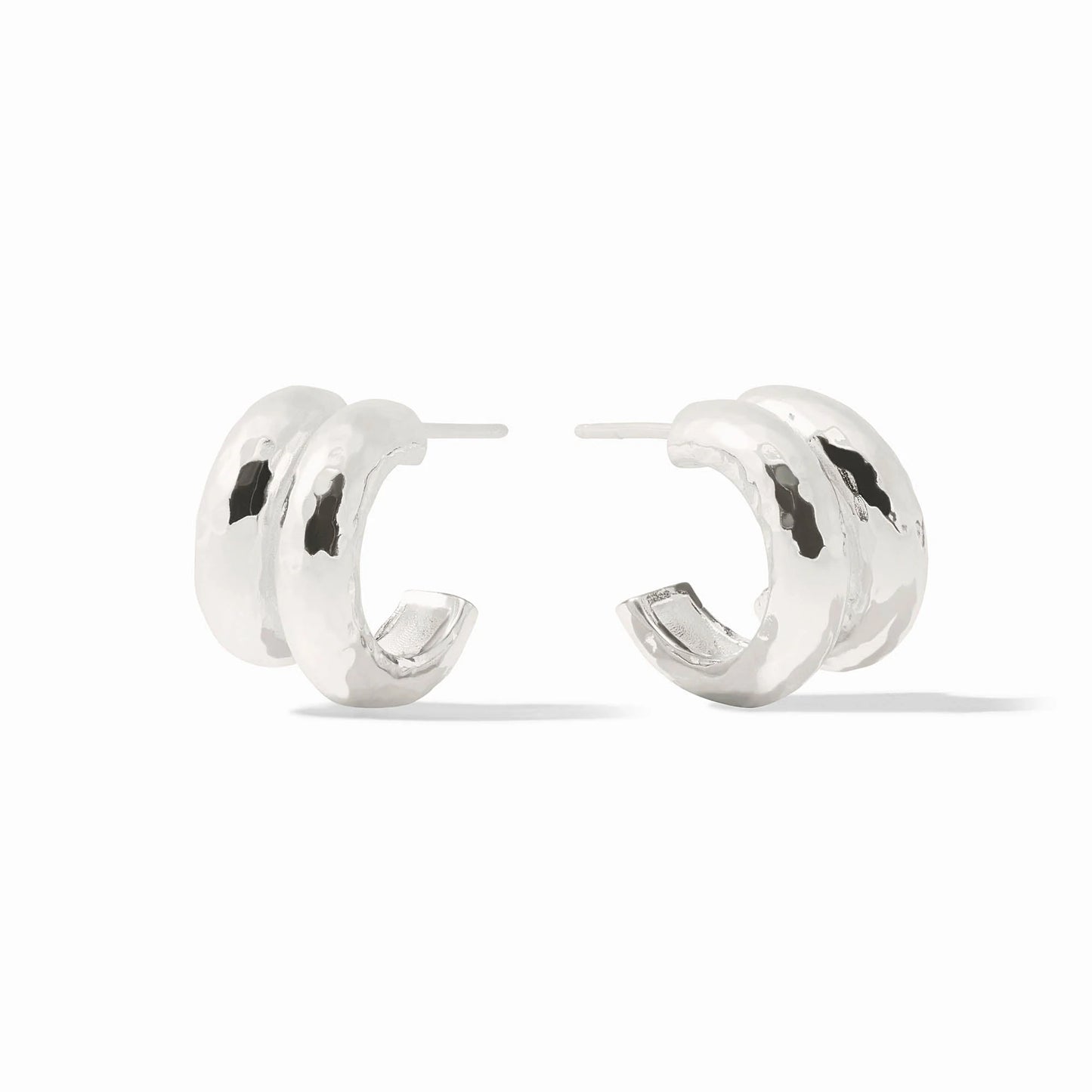 JV Havana Double Hoop SILVER - OS