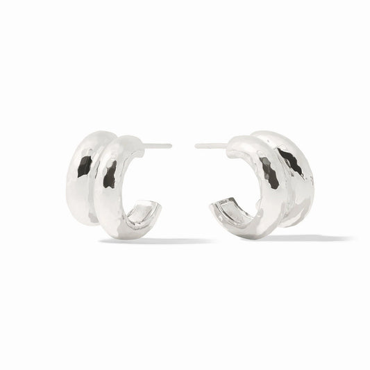 JV Havana Double Hoop SILVER - OS