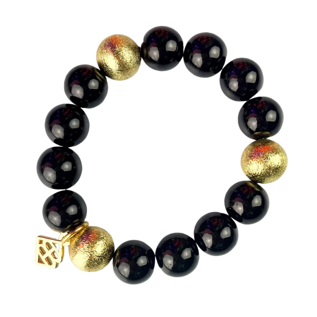 Brianna Cannon Beaded Brianna Bracelet - BLACK