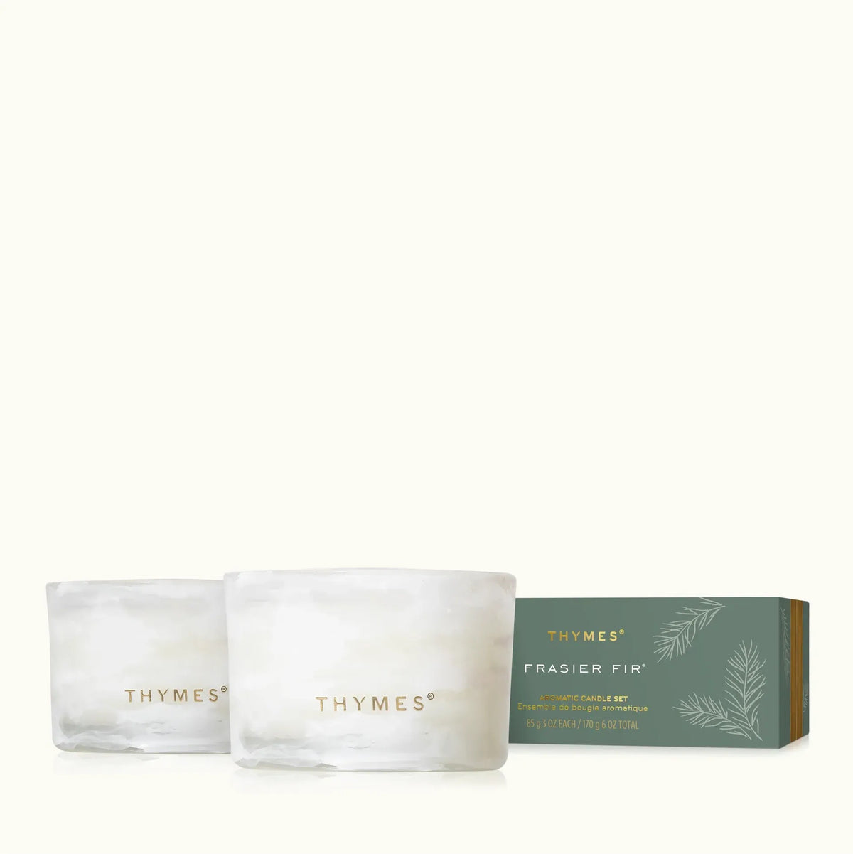 THY Frasier Fir Tidings Poured Candle Set - 3oz