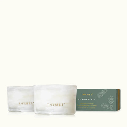 THY Frasier Fir Tidings Poured Candle Set - 3oz