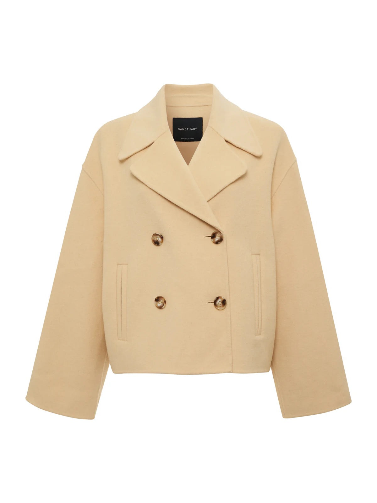 Sanctuary Karlie Wool Jacket - BUTTERCREAM