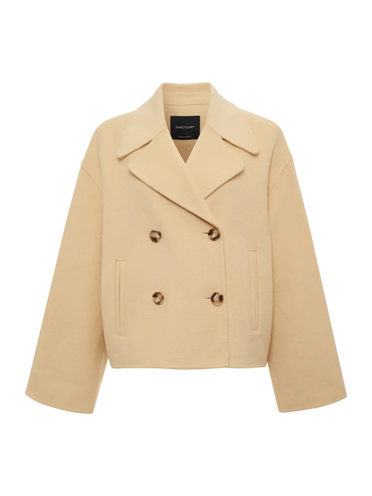 Sanctuary Karlie Wool Jacket - BUTTERCREAM