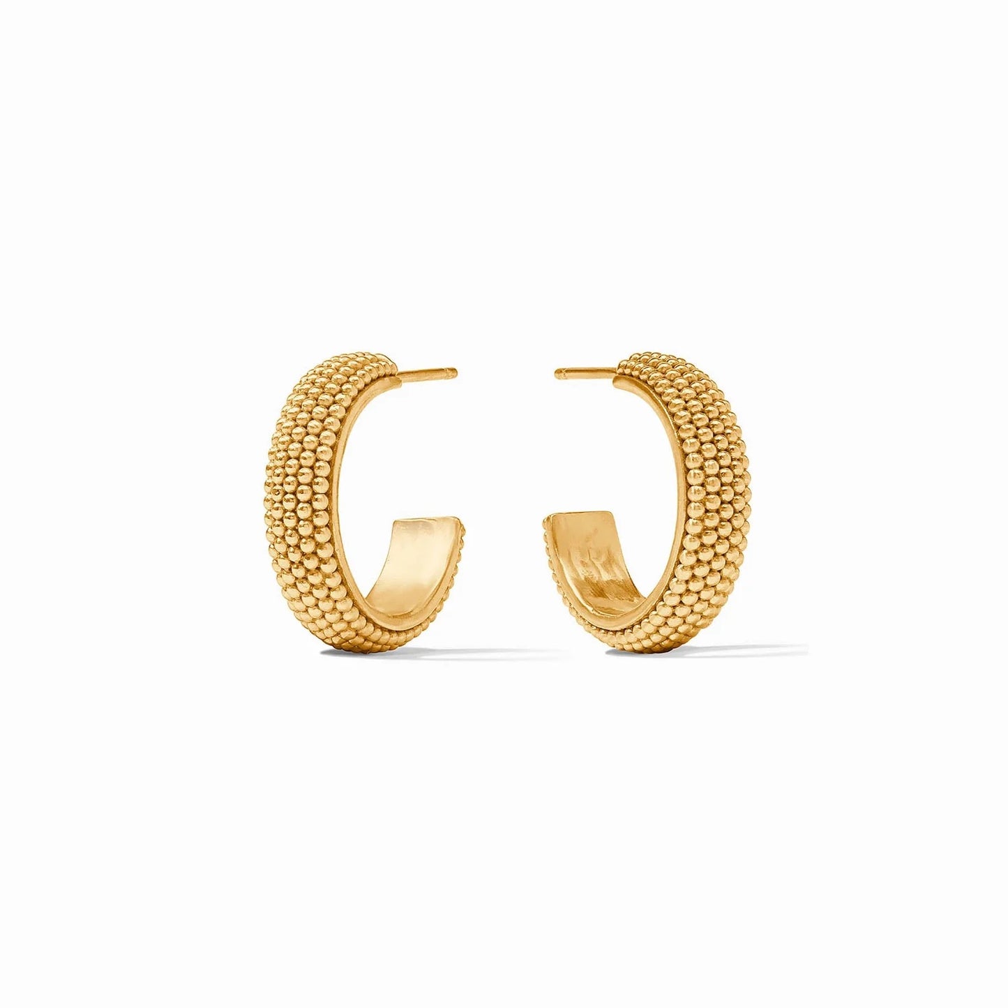 JV Beaded Eternity Hoop CABOCHON