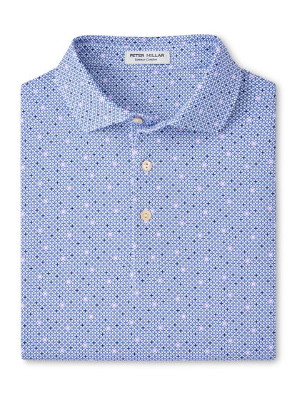 Peter Millar Barrier Performance Jersey Polo - WHITE