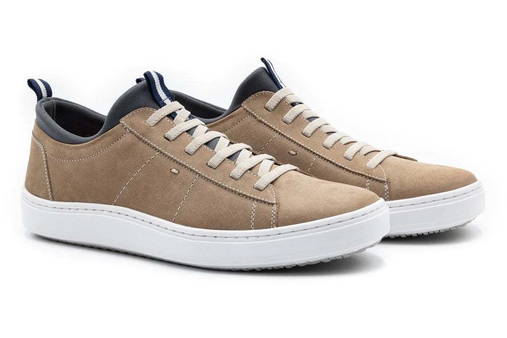 MD Cameron Water Repellent Nubuck Sneakers SAND