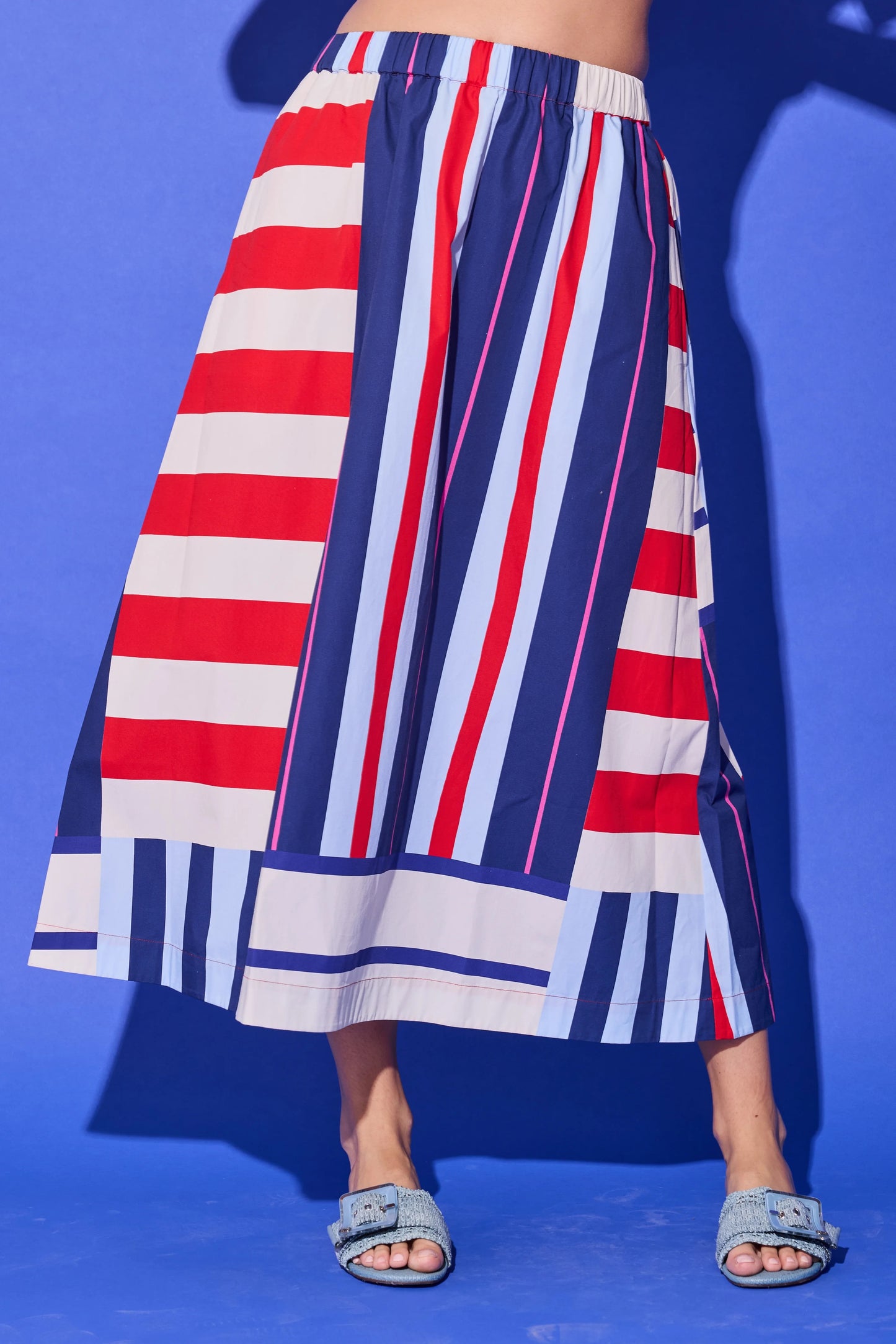 Alden Adair Danny Skirt - MARITIME STRIPE