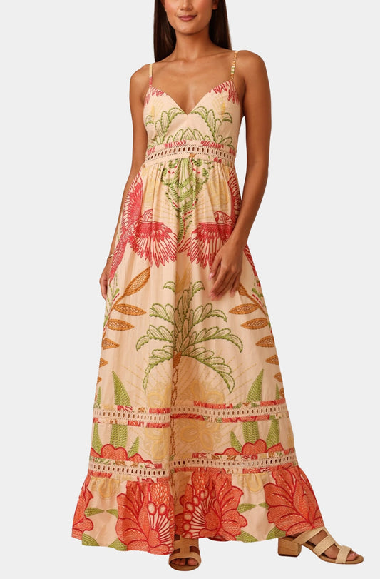 Shore Vanessa Maxi Dress - STITCHWORK HIBISCUS