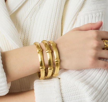 Julie Vos Sahara Bangle GOLD - S