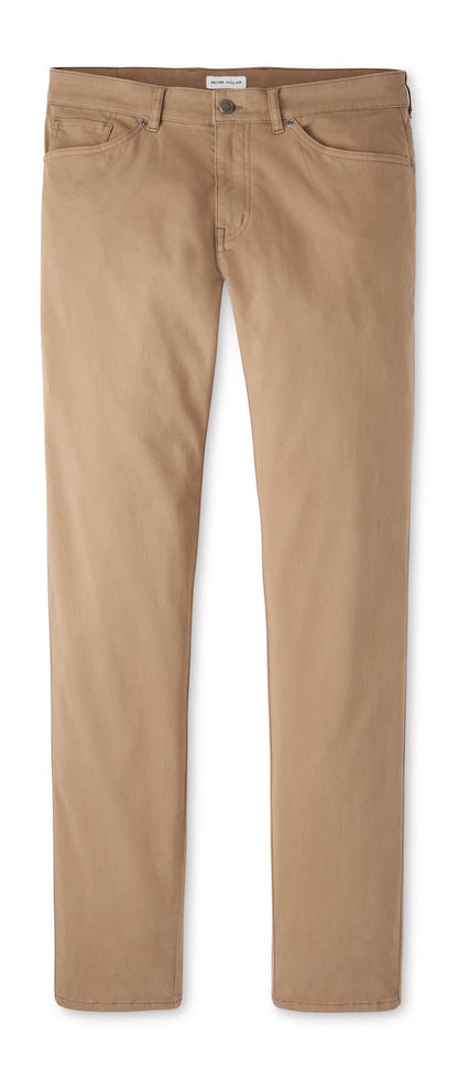 Peter Millar Signature Sateen Five-Pocket Pant - RYE