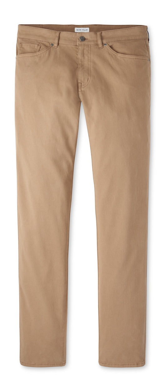 Peter Millar Signature Sateen Five-Pocket Pant - RYE