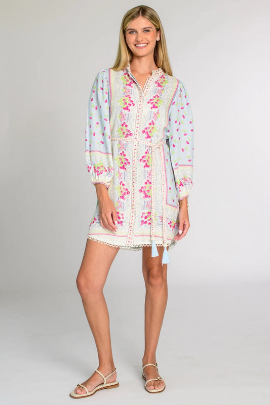 Elizabeth James Sadie Dress - CHERRIES