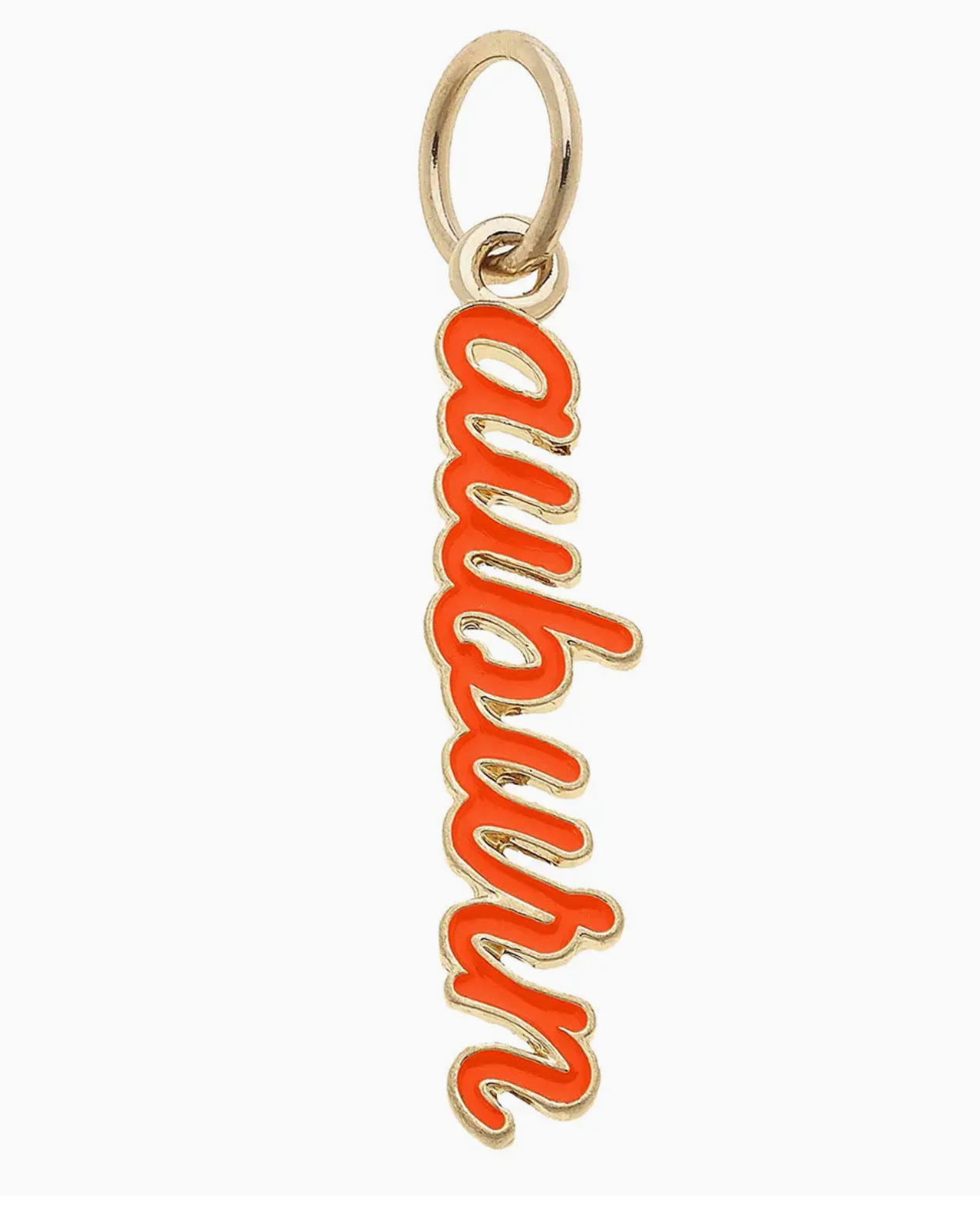 CS Auburn Tigers Enamel Script Charm