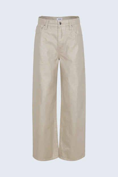 Pistola Tate High Rise Bowed Wide Leg - CHAMPAGNE LUSTER