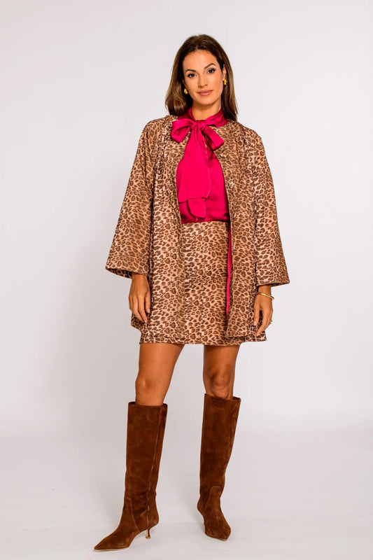 Elizabeth James Dottie Jacket - LEOPARD