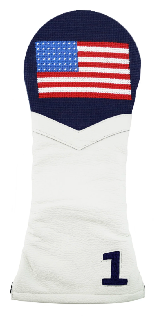 SB American Flag Driver Head Cover NAVY/WHITE