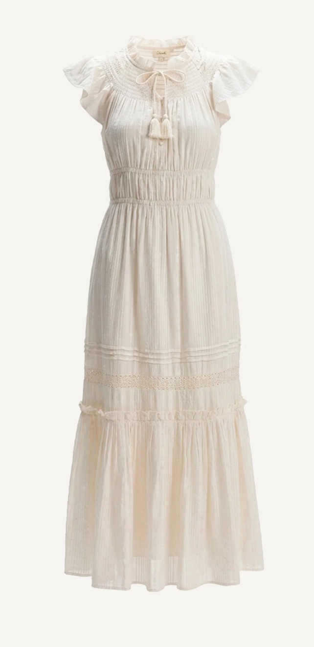 CLE Indira Ankle Dress BUTTERCREAM
