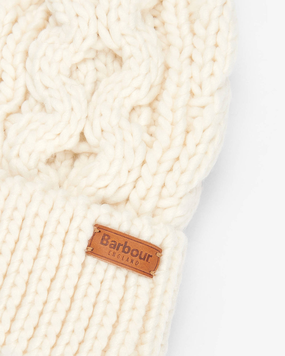 BA Penshaw Cable Knit Beanie CLOUD
