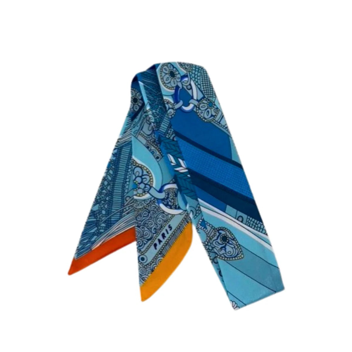GF Equestrian Strap & Buckle Print LIGHT BLUE