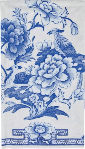 CAS Blue and White Guest Towel