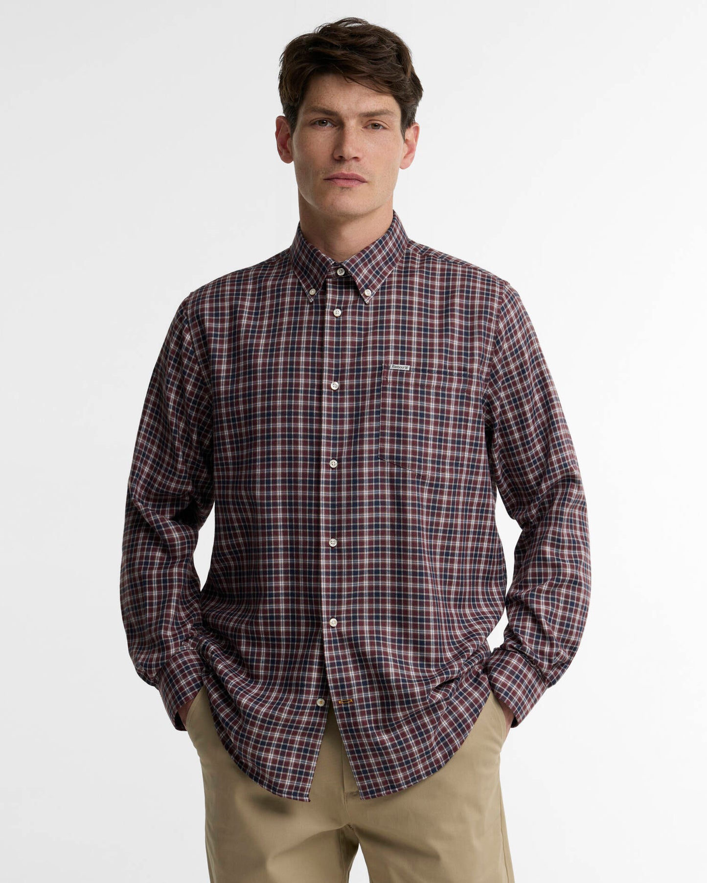 BA Dishford Thermo-Weave Shirt DARK BORDEAUX