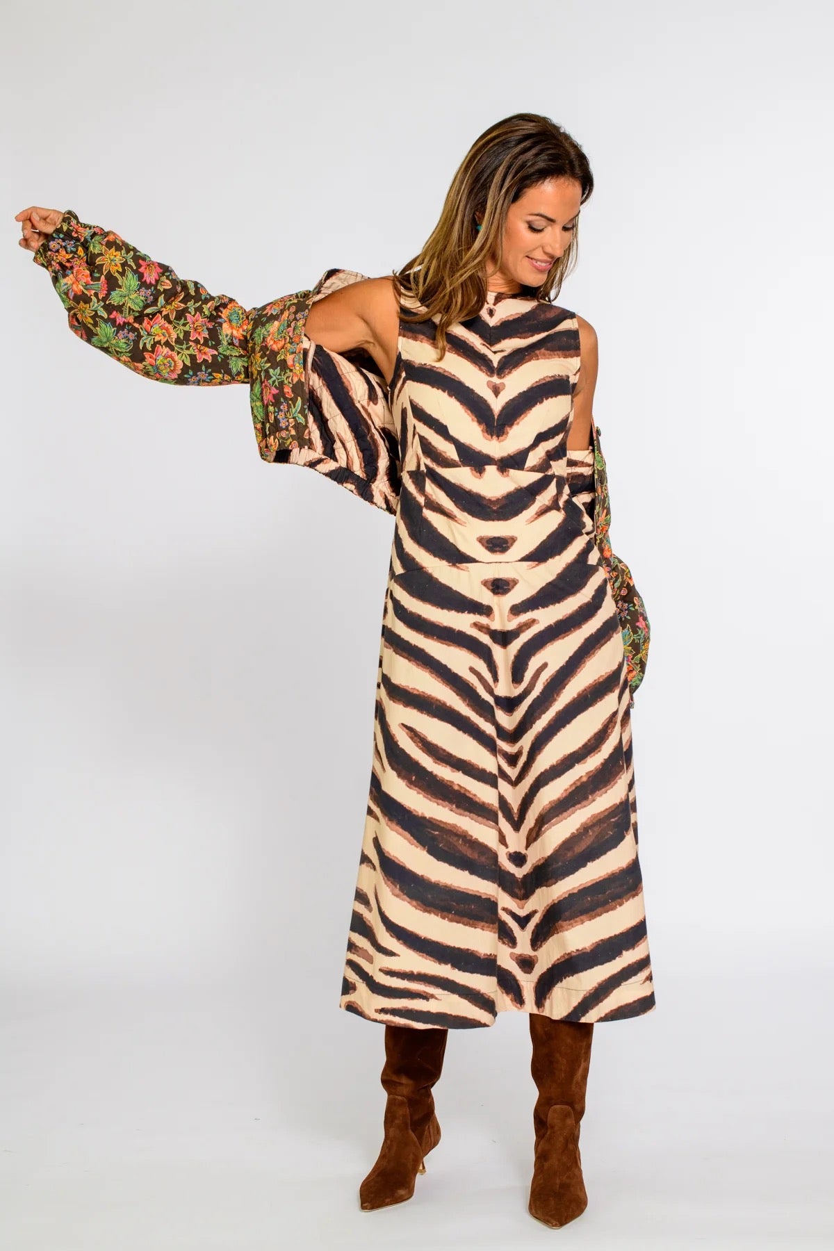 Elizabeth James Claire Dress - ZEBRA