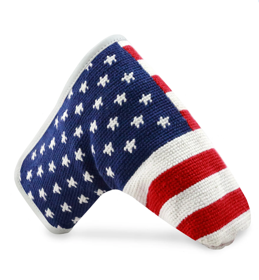 SB Big American Flag Putter Head Cover RWB