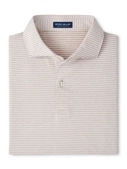 Peter Millar Crown Crafted Ballad Performance Jersey Polo - BARLEY