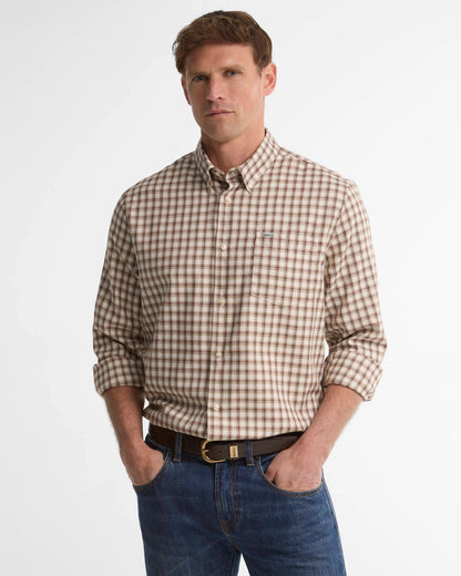 BA Cliff Long-Sleeved Shirt DARK BORDEAUX