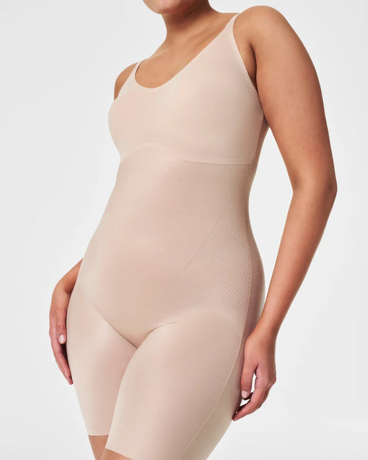 SP Mid-Thigh Bodysuit CHAMPAGNE BEIGE