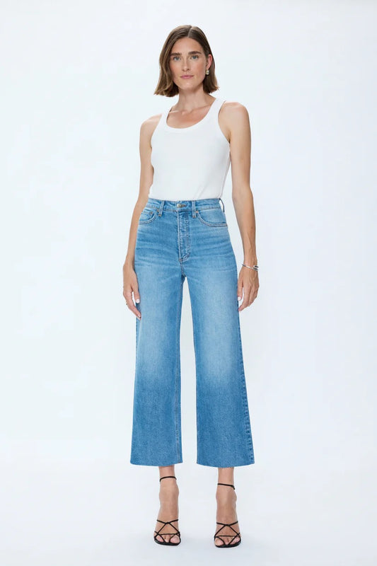 Pistola Lana Crop High Rise Ultra Wide Leg - WILD HEART