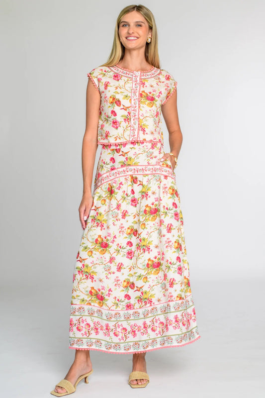Elizabeth James Phoebe Skirt - ENGLISH GARDENS